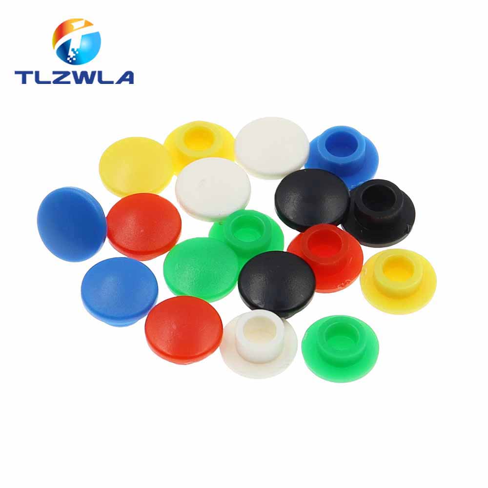 Capuchon de bouton-poussoir tactile A29, diamètre du chapeau 8mm, ID du trou intérieur 100mm, 3.1mm, 3.2mm pour micro-interrupteur tactile 6*6mm, 3.4 pièces