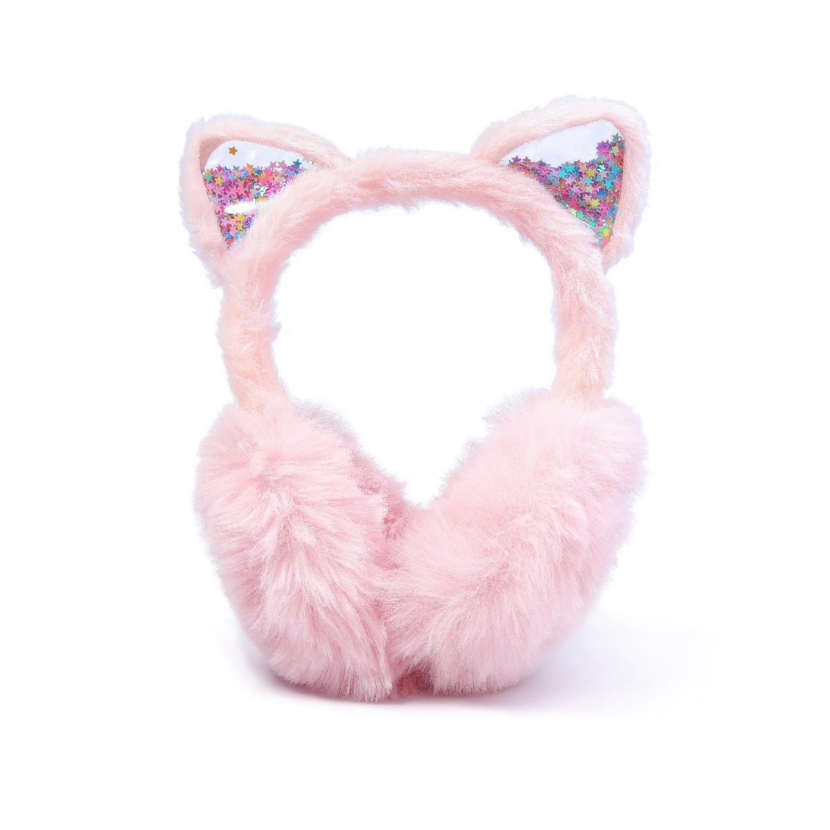 Fuzzy Ear Muffs for Kids Girls Winter Cozy Warm Earmuffs Cold Weather Ear Warmer Accessory