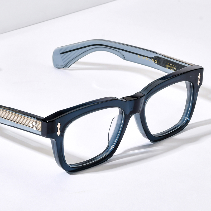 Montura de Gafas HEPIDEM de Acetato para Hombre, Modelo 2026 Retro Dragón Cuadrado, Hechas a Mano en Japón, Gafas Jmm Vintage para Mujer