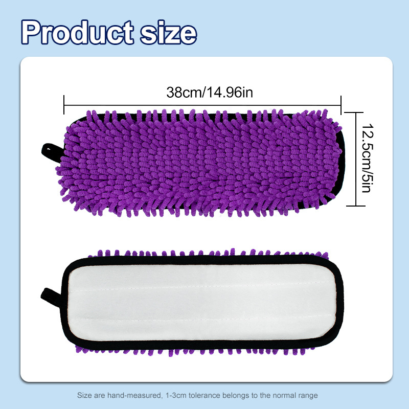 Tampons de vadrouille pour Swiffer PowerMop, tampons lavables en microcarence Rap-Duty, multi-surfaces et vadrouille en bois, tous les jours