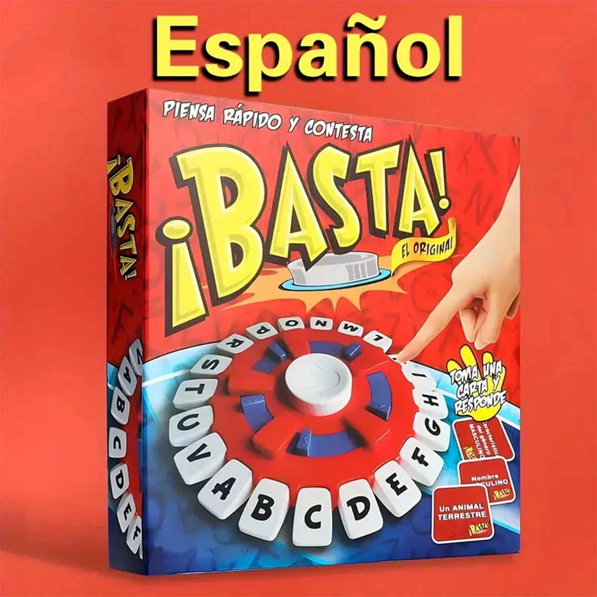 Basta Испанские слова Crazy Word Game Версия Juguetes De Mesa Educativos Para Niños Быстрые веселые семейные настольные игры Игрушки-головоломки