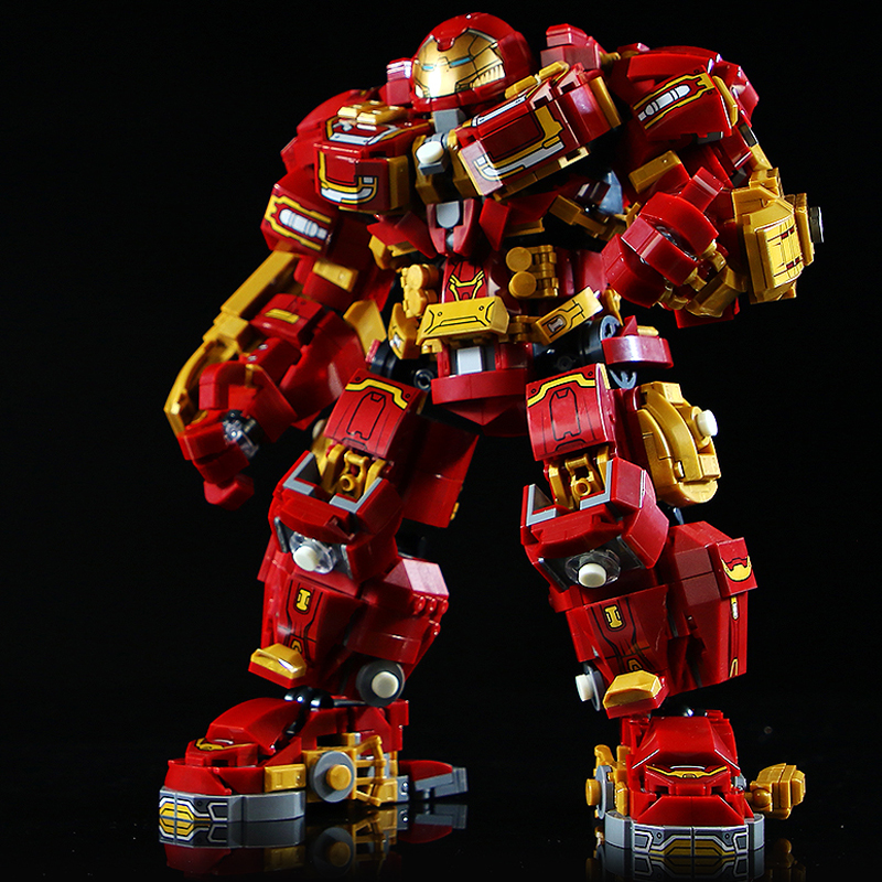 Marvel Superhelden MOC Bausteine 2000 + Stücke Iron Man Bricks Set Ornament Kreative Spielzeug Weihnachtsgeschenke für Kinder Jungen Erwachsene