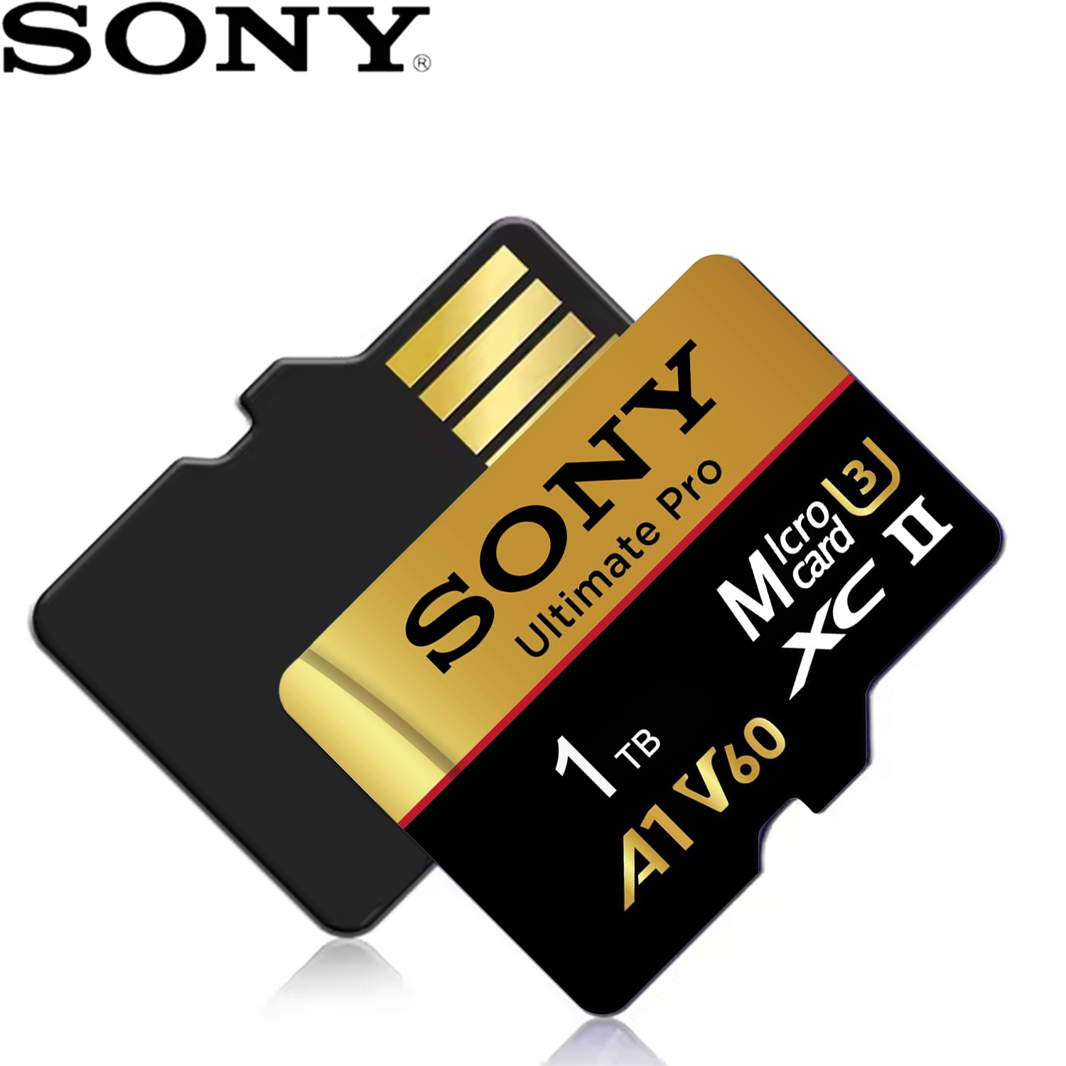 Карта памяти Sony Micro SD, высокоскоростные флеш-карты TF для телефона, камеры, дрона, 1 ТБ, 512 ГБ, 128 ГБ, 64 ГБ, класс 10, V60, U3, TF-карта