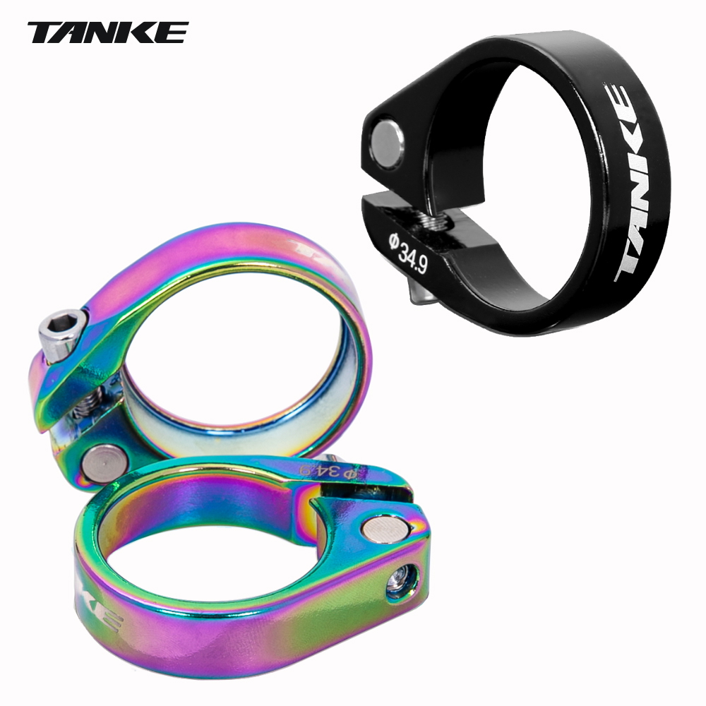 Tanke Mtb Morsetto reggisella Bici Canoa Tubo in alluminio Bullone Reggisella Morsetto Tubo sella per bicicletta Morsetto contagocce 28.6 31.8 34.9