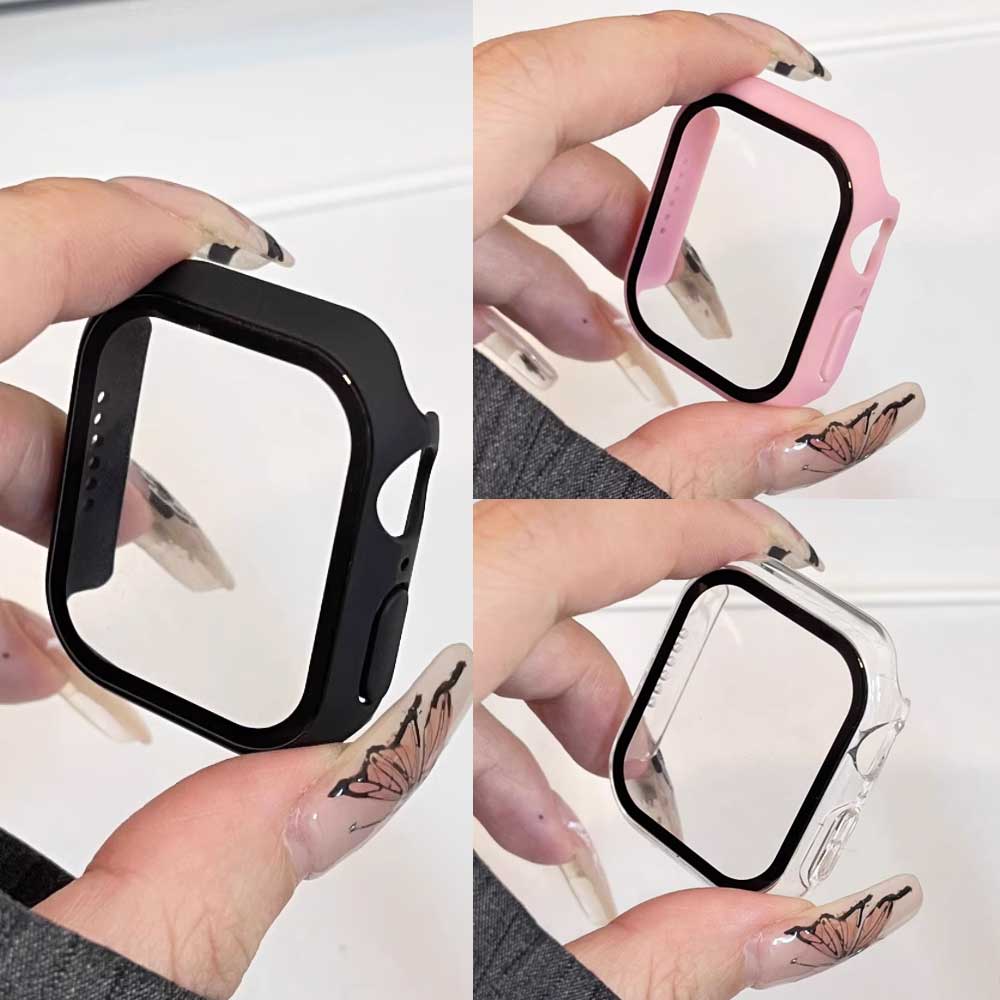 Vetro temperato + copertura per Apple Watch 10 42mm 46mm Custodia protettiva per schermo paraurti rigida opaca per PC iWatch serie 10 46mm Accessori