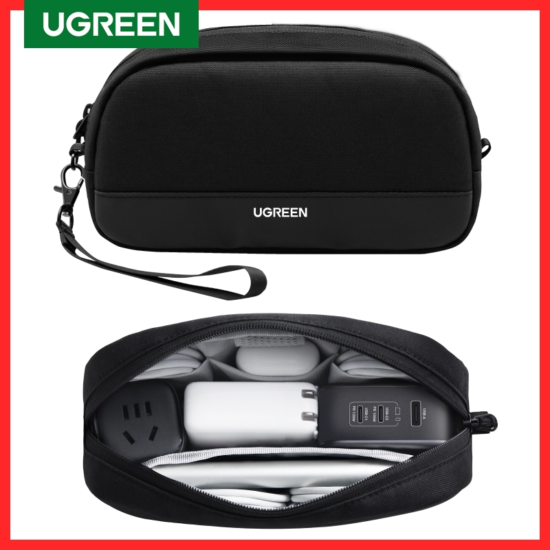 UGREEN กระเป๋าเก็บกระเป๋าจัดระเบียบขนาด S/M สําหรับแล็ปท็อปอะแดปเตอร์ HUB สายหูฟัง Charger PC แล็ปท็อปดิจิตอลอุปกรณ์เสริม