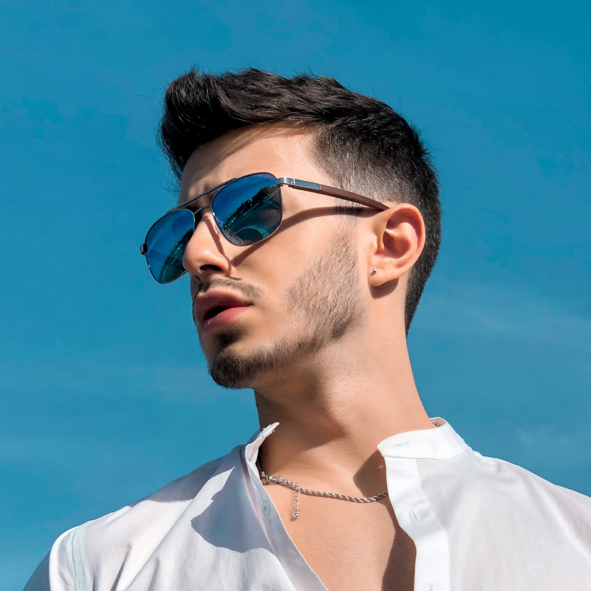 Lunettes de soleil polarisées ZENOTTIC 2026 tendance en bois pour hommes, protection UV, pêche, conduite, golf, pilote