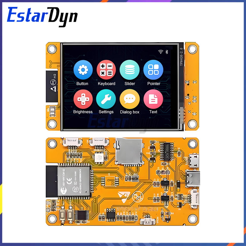 ESP32 Ontwikkelingsbord 2,4 inch Touch LCD TFT-module 240x320 resolutie WIFI Bluetooth LVGL GUI