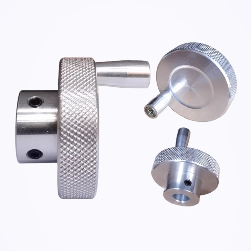 CNC Rändelung Schiebetisch Schraube Stange Knopf Kurbel 5/6/7/8/10/12mm Drehgriff Geprägtes Schrittmotor Positionierung Handrad