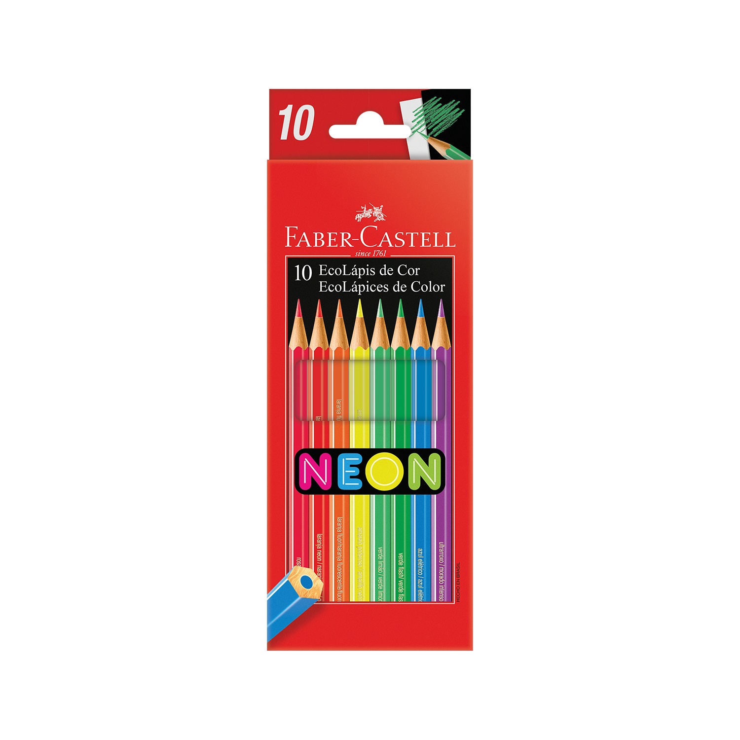 NEON - Faber Castell Regular Color EcoPencil 10 Farben