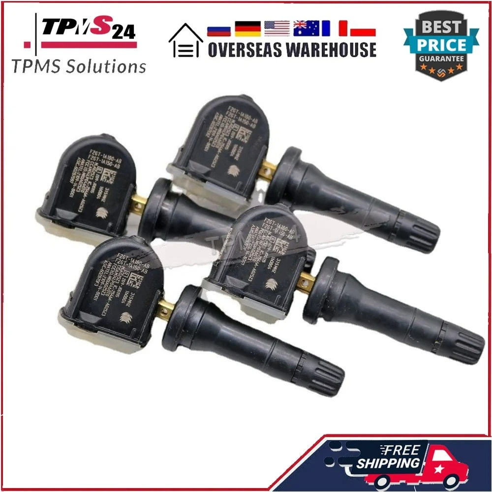 4PCS TPMS Tire Pressure Monitor Sensor F2GT-1A180-AB For 2015-2018 Ford Edge Galaxy F-150 Mustang Explorer 315MHZ  F2GZ1A189A