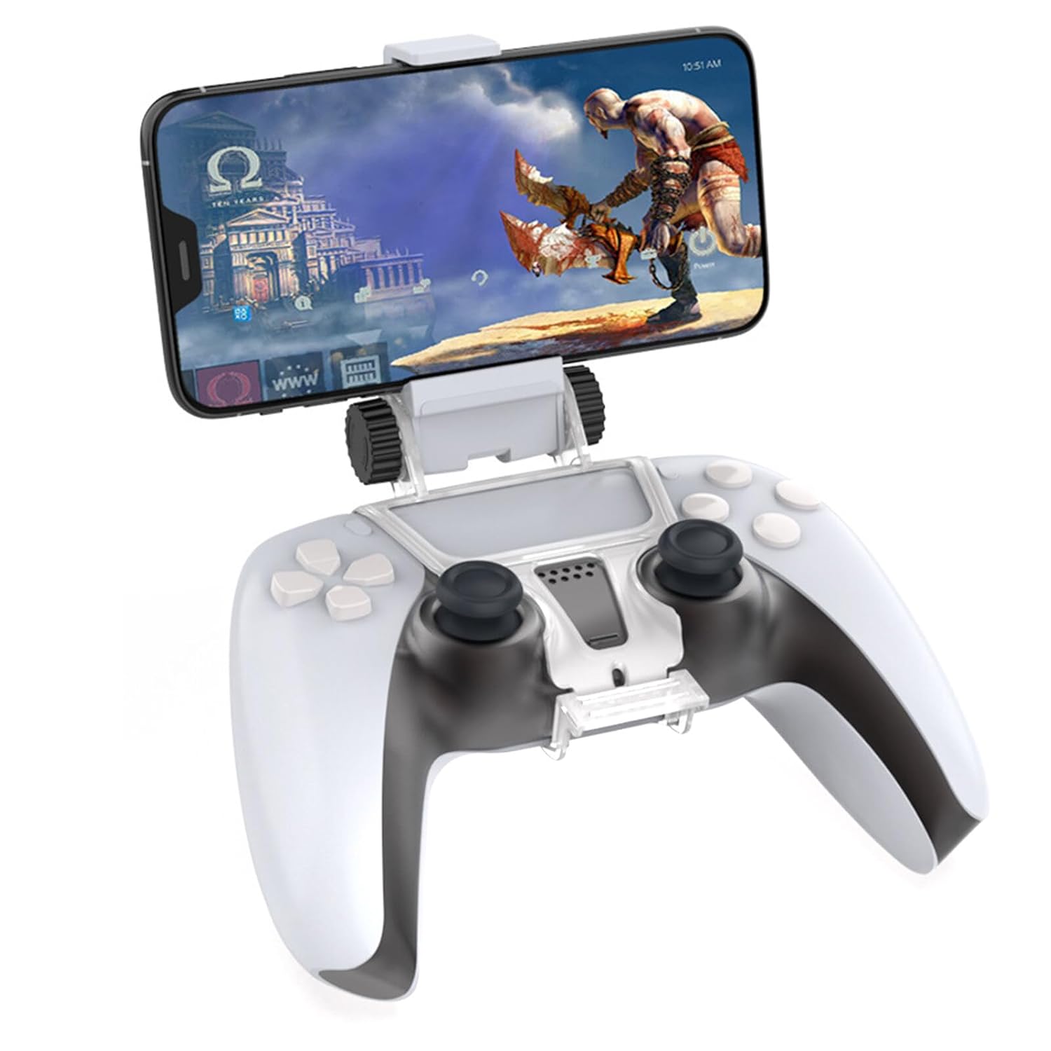 Soporte de abrazadera de controlador Flexible para PC, soporte de teléfono con ajuste de ángulo de 360 grados para controlador PS5, accesorios de juego