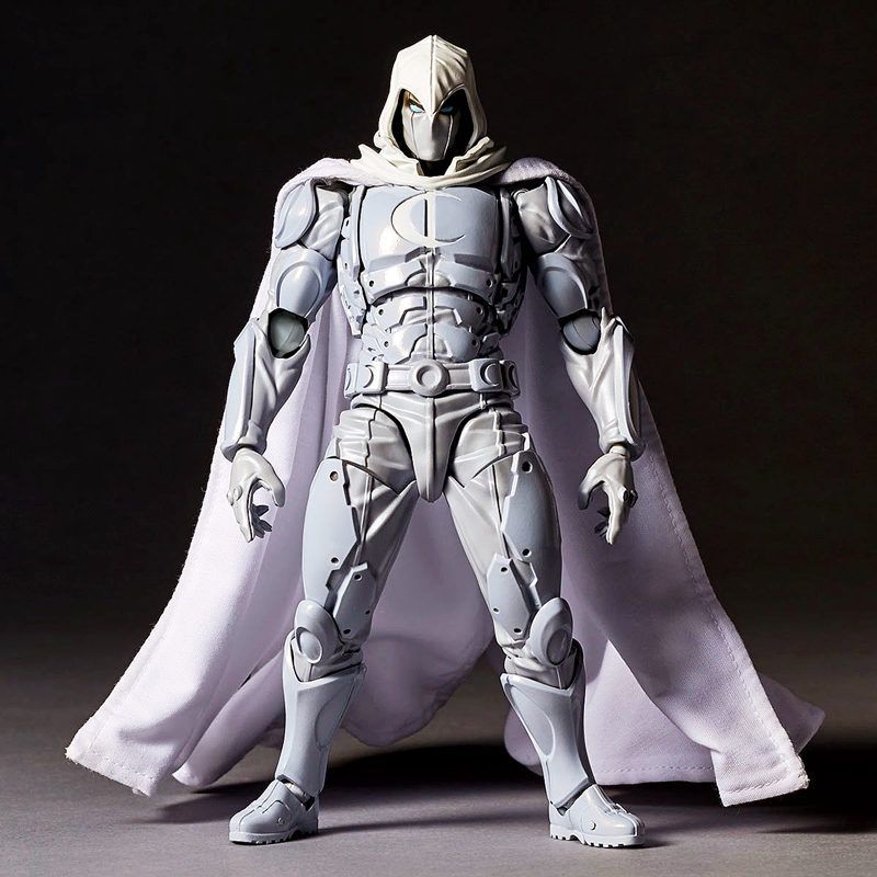 Figurka Moon Knight Revoltech Amazing Yamaguchi 16cm Marc Spector Figurka Akcji Kolekcjonerska Ozdoba Model Zabawka Prezent Urodzinowy
