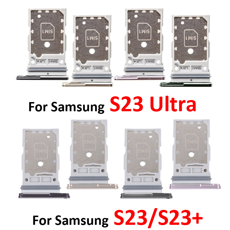 Für Samsung Galaxy S23 plus S23 S911 S916 Telefon neue Sim Chip Tray Slot Karten halter Tasche für S23 Ultra S918