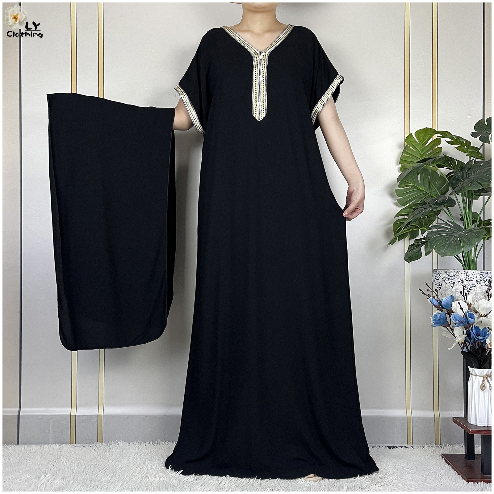 Novo verão kaftan abaya 2023 vestidos africanos para mulheres roupas tradicionais islam traje de oração turquia muçulmano solto robe ramadan