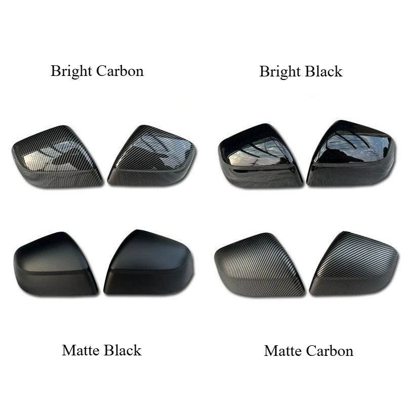 Car Rear View Mirror for Tesla Model Y Juniper 2025 ABS Carbon Fiber Decorative Shell Exterior Accessories Car Rearview Cover