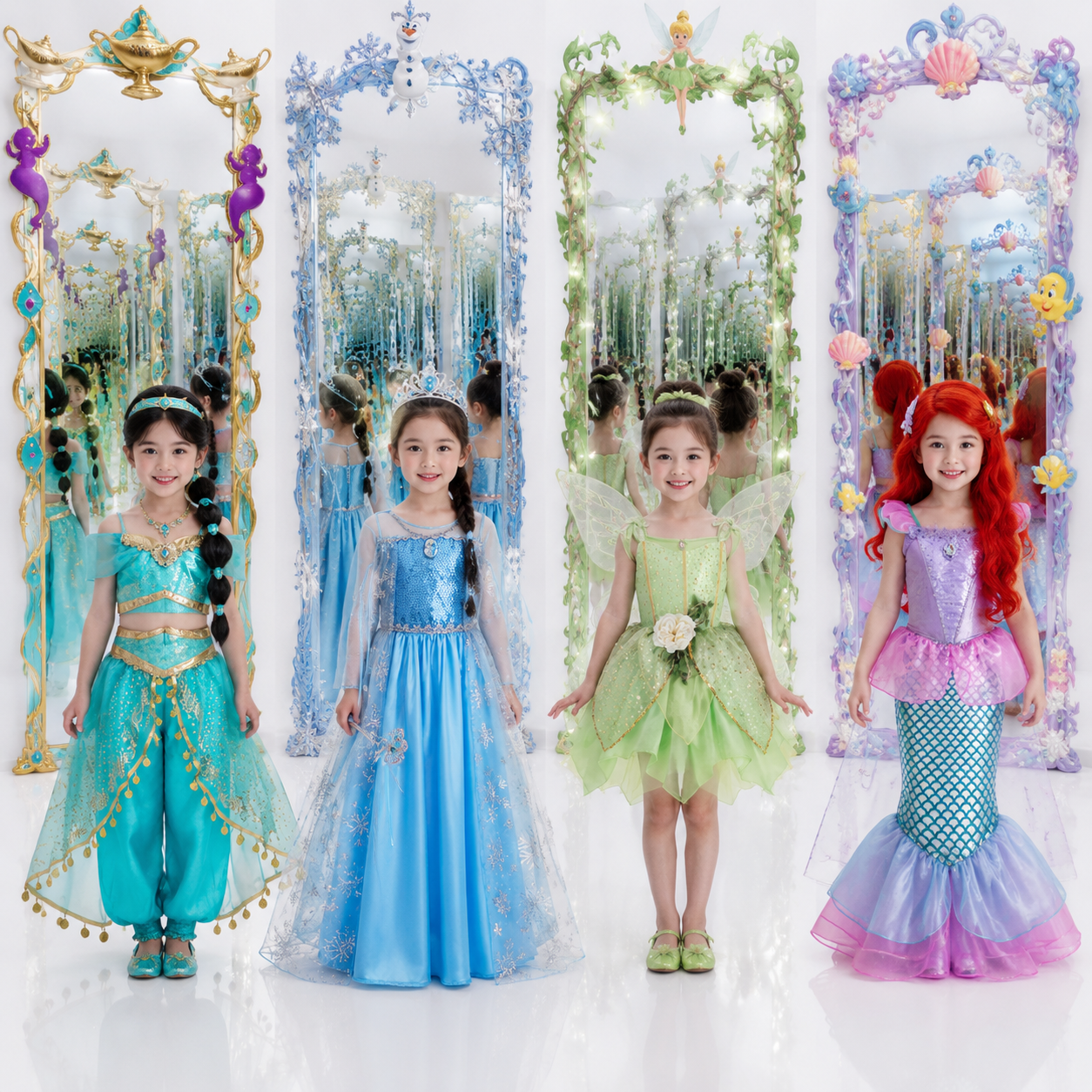 Abito da Principessa Moana Elsa per Bambine, Costume per Cosplay, Compleanno, Carnevale, Festa, Ballo, Outfit per Bambini 2-8 Anni, Regalo