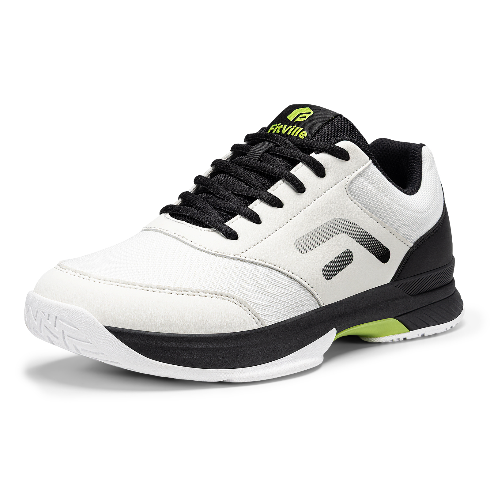 Tênis Fitville para Pickleball Extra Largos, Tênis de Tênis de Mesa para Homens, Tênis Casuais para Quadras Duras com Amortecimento Confortável, Tênis de Beisebol