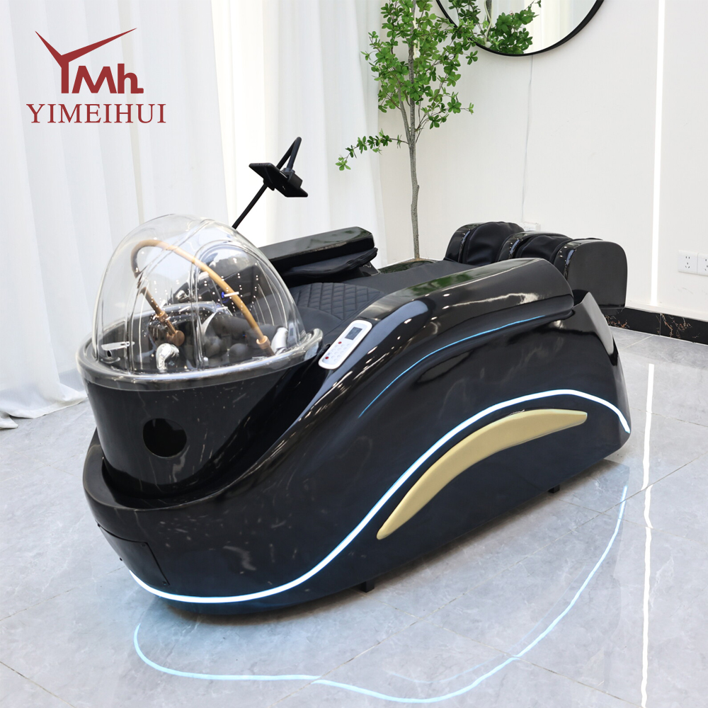 Elektrisch verstelbaar haar spa stoel hoofd wasstation shampoo massagebed voor salonwinkel