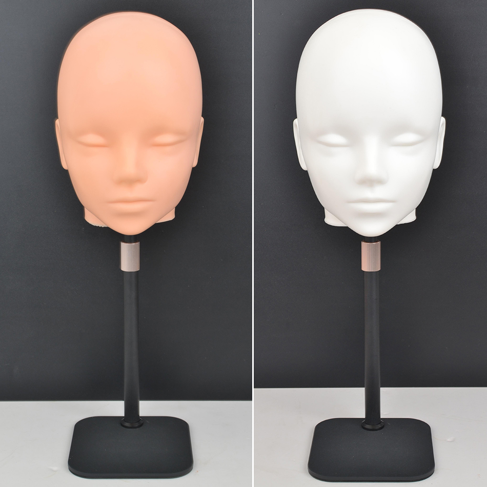 Mannequin HEAD ขาตั้งวิกผมปรับวิกผมขาตั้งกล้องสําหรับวิกผมทําจอแสดงผล T Pins/หมวกวิกผมการฝึกซ้อม