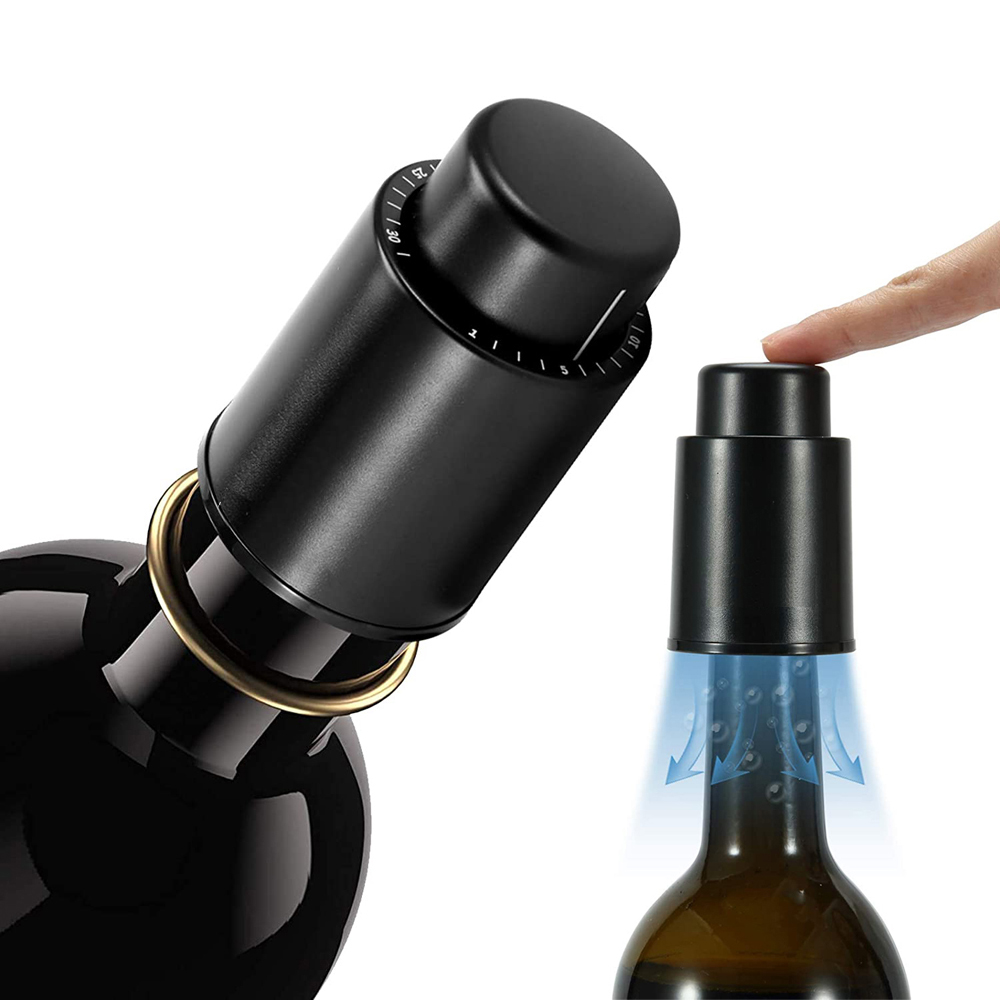 Bouchons de bouteille de vin bouchons de vin réutilisables conservateur de vin sous vide économiseurs de vin bouchons de pompe à vide garder le vin vraiment frais