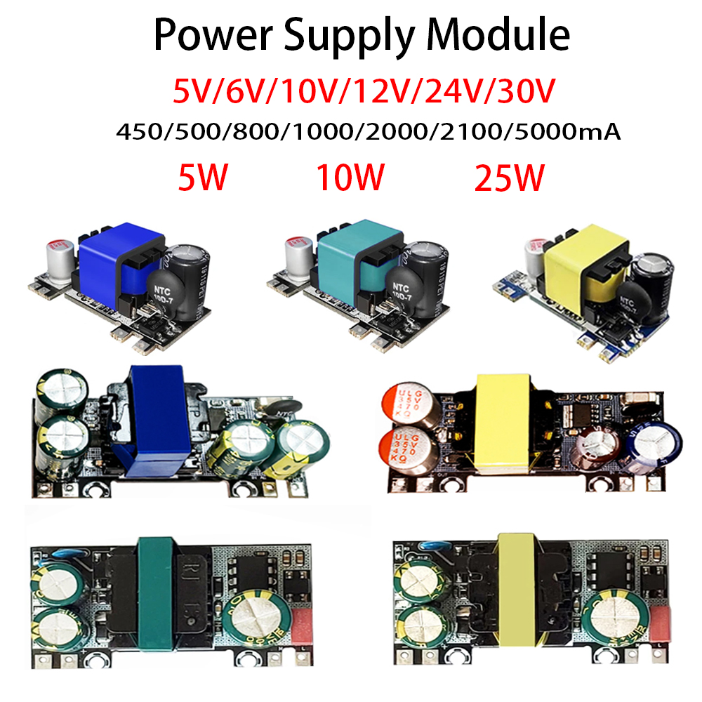 AC-DC 5 В 2000 мА 12 В 1000 мА 24 В 500 мА 10 Вт Прецизионный понижающий преобразователь переменного тока 220 В в 5 В постоянного тока Понижающий трансформатор Модуль питания