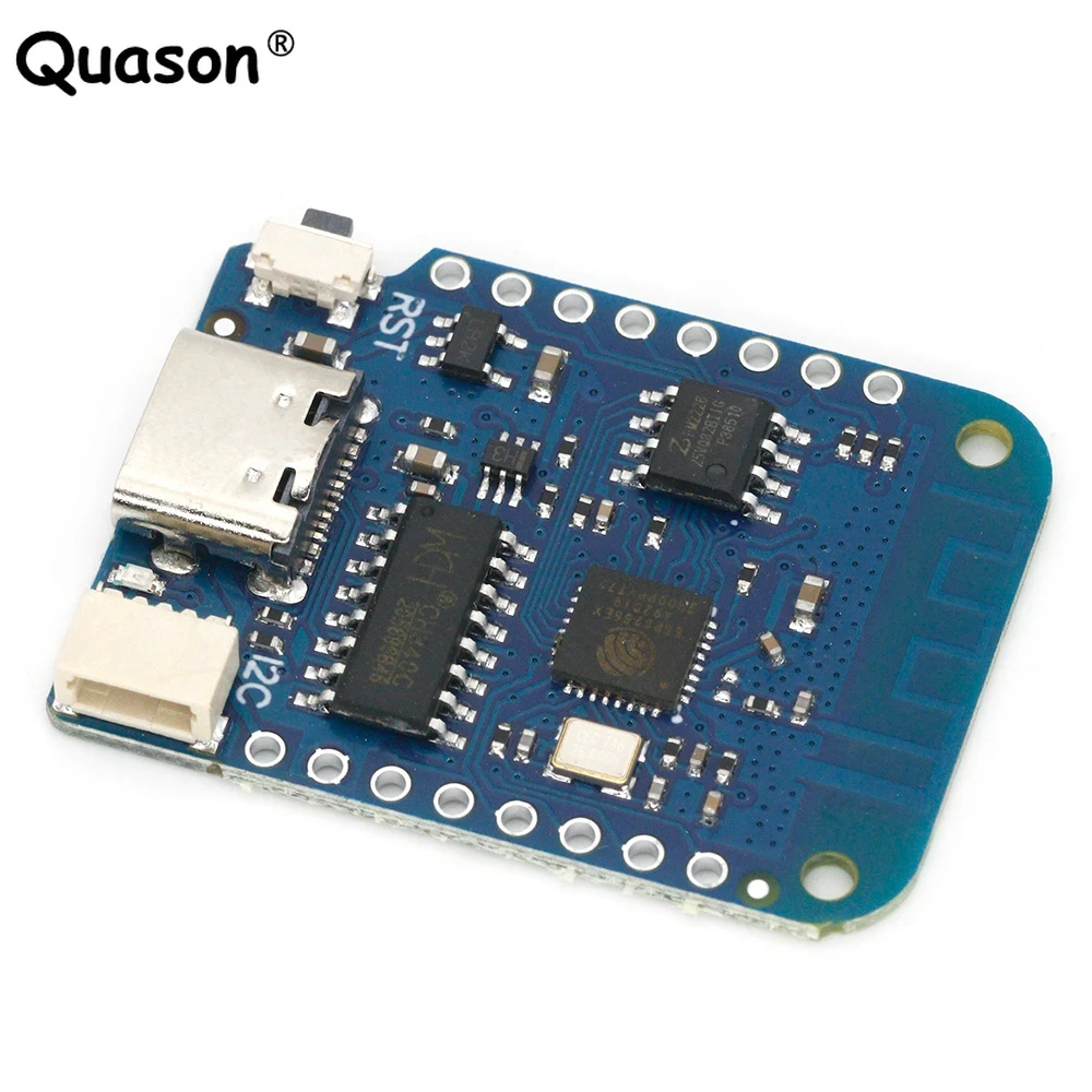 WEMOS-Placa de Internet de las cosas D1 Mini V4.0.0 TYPE-C, USB, WIFI, ESP8266, 4MB, MicroPython, Nodemcu, Arduino, Compatible