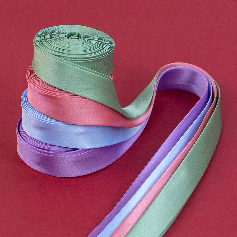 Cinta de costura satinada con borde de 5M, cordón para tubería al polarización, cuerda para DIY, Patchwork, costura de prendas, fabricación y recorte de textiles para el hogar