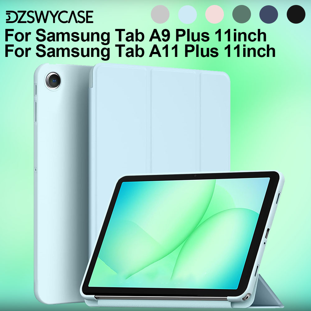 Capa para Samsung Galaxy A9 Plus / A11 Plus capa para tablet de 11 polegadas, capa com suporte triplo e suporte Auto Sleep / Wake