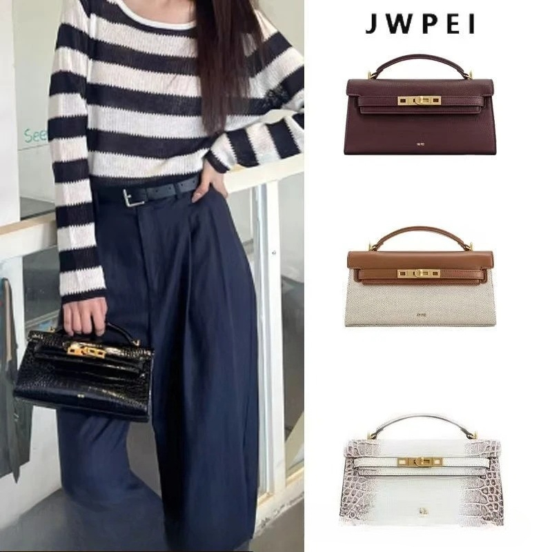 Nova Bolsa 26 JW PEI, Padrão Crocodilo, Novo Estilo, Alta Qualidade, Bolsa de Mão/Bolsa Transversal para Mulheres