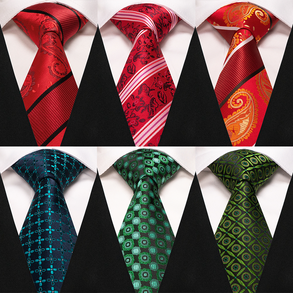 EASSTEPIC-gravatas coloridas com design floral para homens, gravatas Jacquard para amigos masculinos, acessórios elegantes, azul, vermelho, amarelo