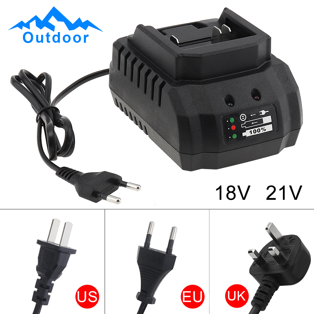 18v 21v carregador de bateria de lítio carga rápida 18v 21v ferramenta elétrica portátil carregador rápido eua/reino unido/ue plug para makita bl1415 bl1815