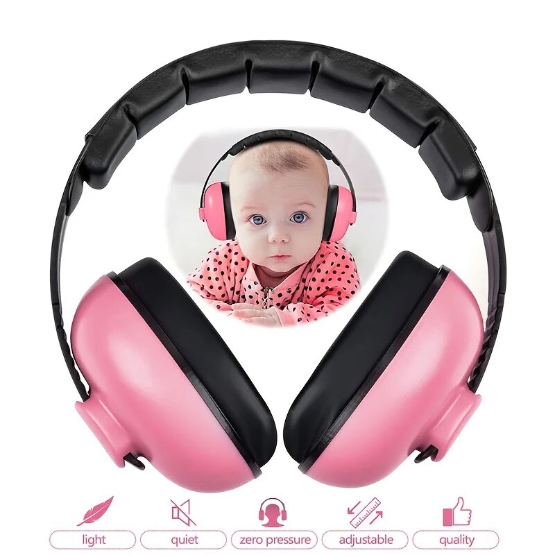 Cache-oreilles anti-bruit pour enfants, protection des oreilles de bébé, civière d'oreille de sommeil pour enfants, casque, bouchons d'oreille, 1PC