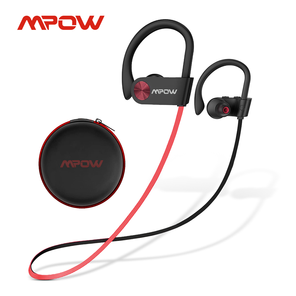 Mpow Flame IPX7 auriculares Bluetooth impermeables V5.3 auriculares con cancelación de ruido CVC6.0 micrófono estéreo HiFi auriculares deportivos inalámbricos