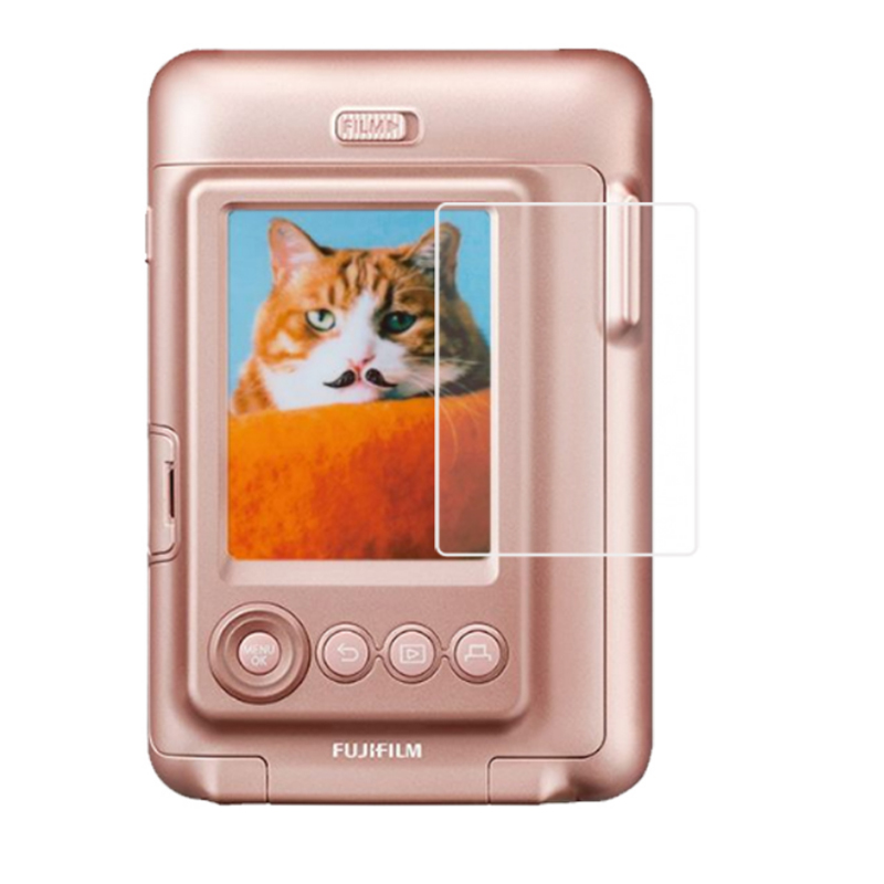 Couvercle de Protection en verre trempé pour appareil photo Fujifilm instax mini LiPlay, Film de Protection d'écran LCD, accessoires