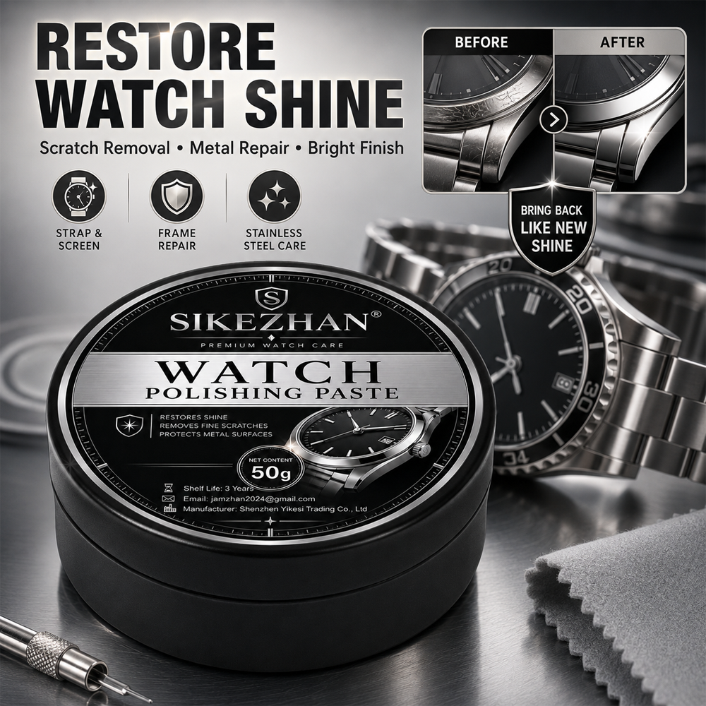 Watch Polishing Paste for Strap Screen and Metal Frame Scratch Removal, Stainless Steel Repair, Shine Restore&Deoxidizing Care