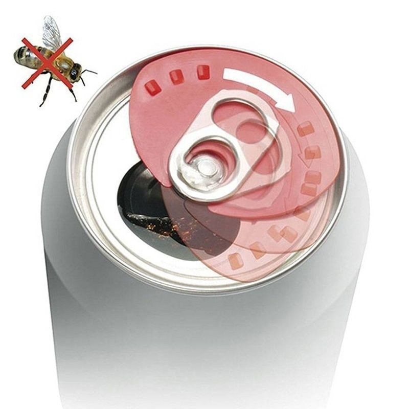5pcs Can Convert Soda Savers Tops Snap On Cold Beverage Leakproof Can Caps Can Lid Dust Free Sealer Food Grade Plastic