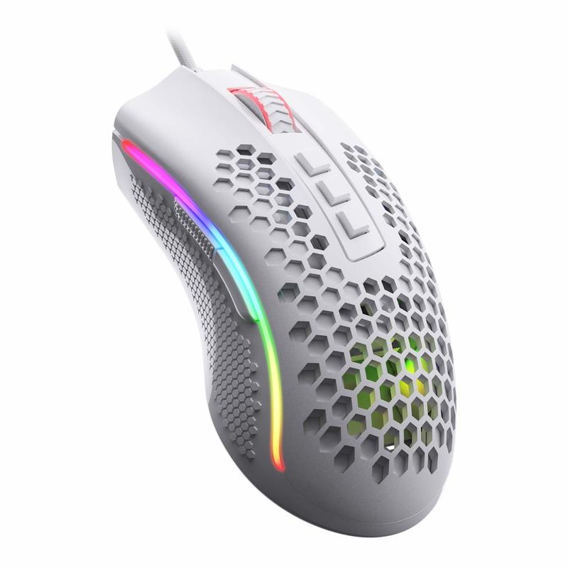 Redragon m808 sturm leichte rgb led usb gaming maus 12,400 dpi optischer sensor 7 programmier bare tasten präzise regist