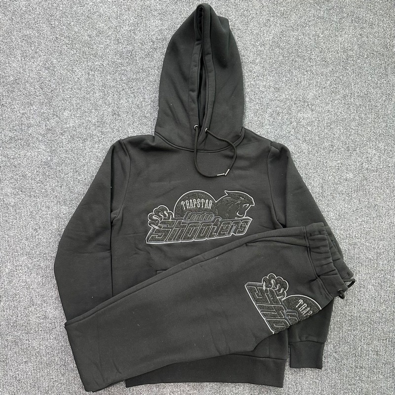 Sudadera con capucha de marca London Shooters para hombre, Jersey informal de Hip Hop y2k, pantalones de otoño e invierno