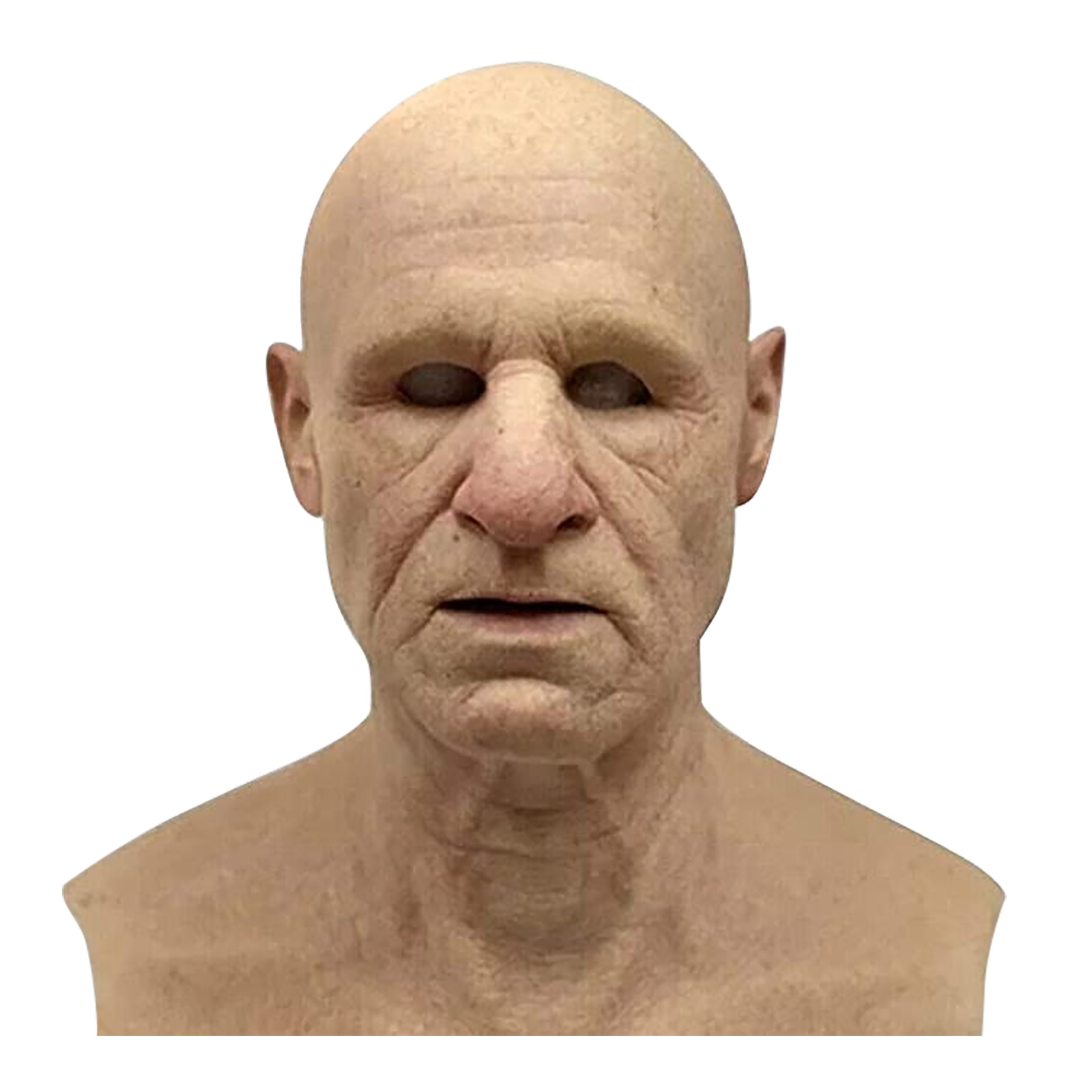Oudere Vrouw Man Masker Rimpel Volledig voor Hoofdmasker Opa/Oma Gezichtsmasker Duivel Nieuwigheid Benodigdheden Halloween Party Cosplay Props