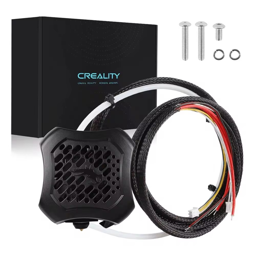 3D-принтер Creality Ender-3 V2, комплект для сборки экструдера, двойной охлаждающий вентилятор с соплом 0,4 мм, алюминиевый нагревательный блок