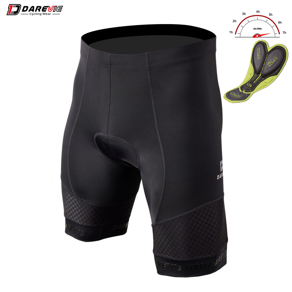 Pantalones Cortos de Ciclismo DAREVIE para Hombre, con Almohadilla de Gel 3D, Nivel PRO, para 6 Horas de Ciclismo, Bretelle Ciclismo, para MTB y Carretera