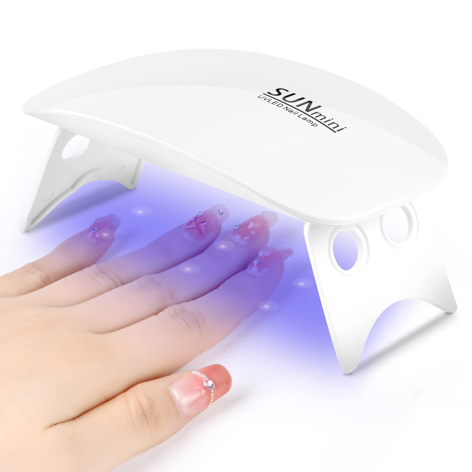 Mini Maus 6 W UV LED Nagellack Trocknen Lampe 6 LED Tragbare Lichter Hause Nagel Maniküre Lampe USB phototherapie Maschine für Gel Nagel