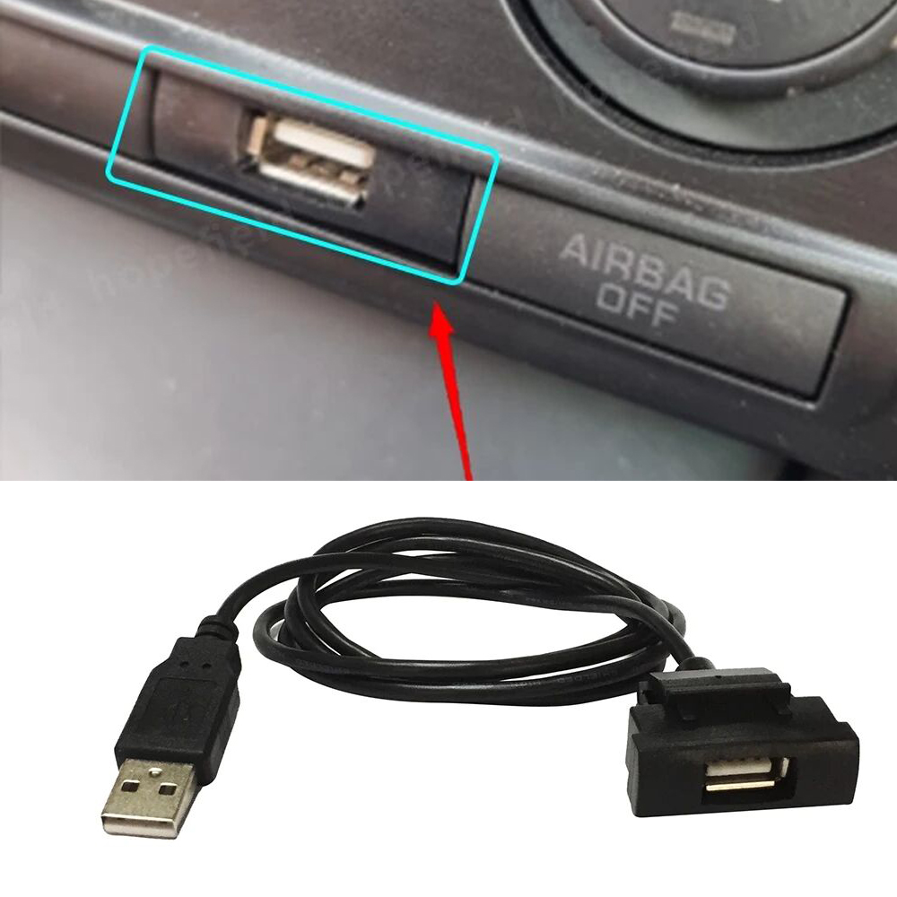 อะแดปเตอร์สวิตช์สาย USB วิทยุในรถยนต์ช่องเสียบเครื่องเล่นซีดีสำหรับ Skoda Octavia RNS315 RCD510สำหรับ Volkswagen Golf Passat Jetta