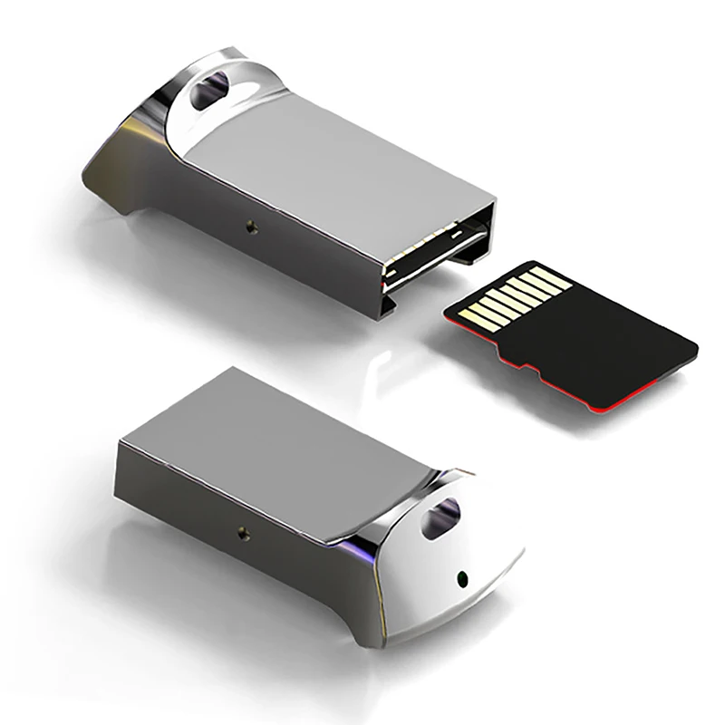 อลูมิเนียม Mini Usb 3.0 Memory Card Reader อะแดปเตอร์สําหรับ TF Micro SD Pc คอมพิวเตอร์แล็ปท็อป