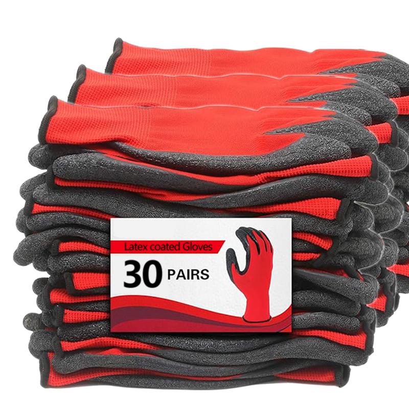 Gants antidérapants froissés, gants de protection du travail antidérapants, gants de travail. Haute adhérence, résistante à l'usure et antidérapante