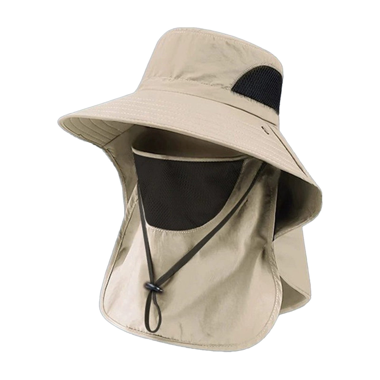 Sombrero de senderismo con protección UV para verano, ala ancha de secado rápido, visera para exteriores, sombreros de cubo, sombrero de sol transpirable de malla, sombrero para ciclismo al aire libre