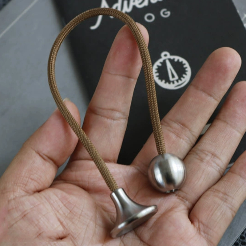 Juguete EDC para la yema del dedo, cuentas Baole Begleri, rompecabezas de acero inoxidable, Mini juguetes Kendama de Metal de descompresión, regalos creativos