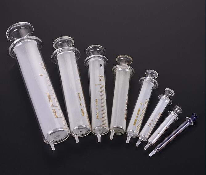 Kính Ống Tiêm 1 2Ml 5Ml 10Ml 20Ml 30Ml 50Ml 100Ml Cho Bé Ăn Enema tinh Dầu Kiêm Bật Lửa Cho Chất Lỏng Pha Chế