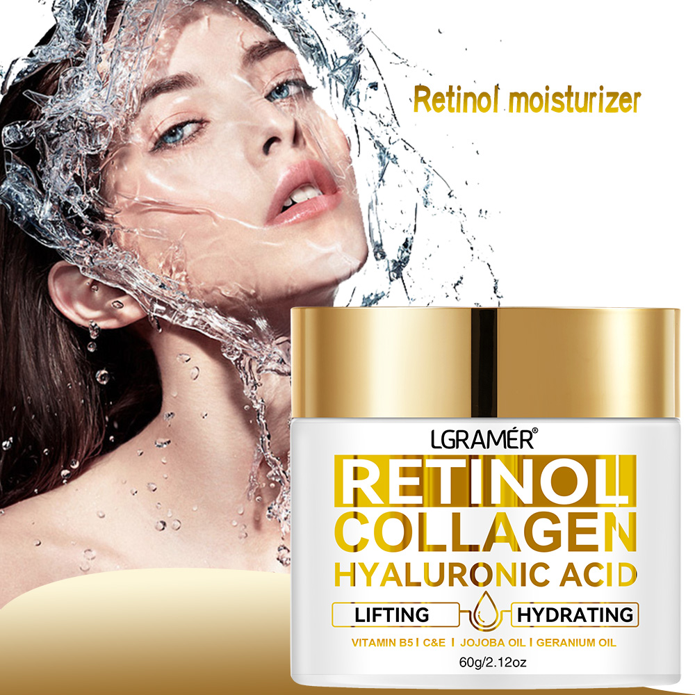Crema facial de Retinol, eliminador de arrugas hidratante, cremas de colágeno de ácido hialurónico, Cosmético para el cuidado de la piel para mujeres y hombres